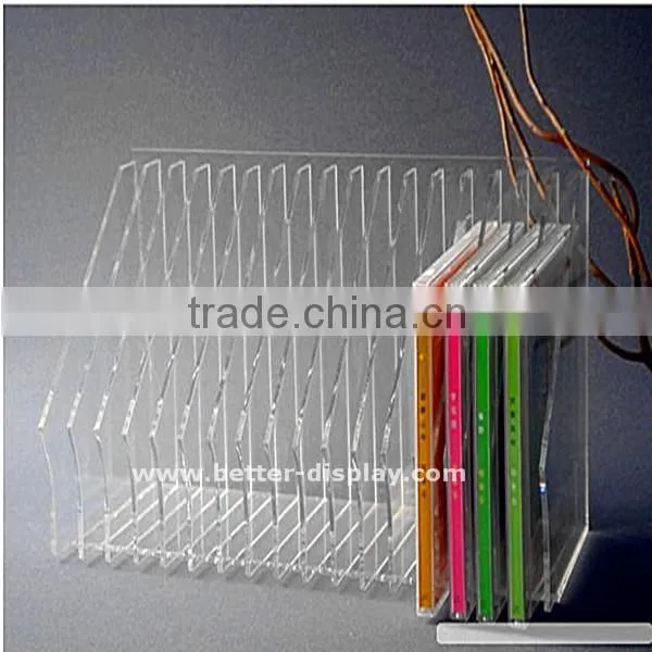 Clear Acrylic Plastic A6 Brochure Holder With 4 Pockets photo-3