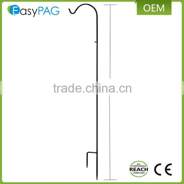 Top Quality Metal Iron 1.5m Garden Decorative Lantern Shepherd Hook photo-2