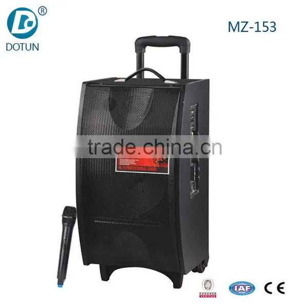 Stage Bluetooth Speaker Professional With Wireless and Remote MZ-153