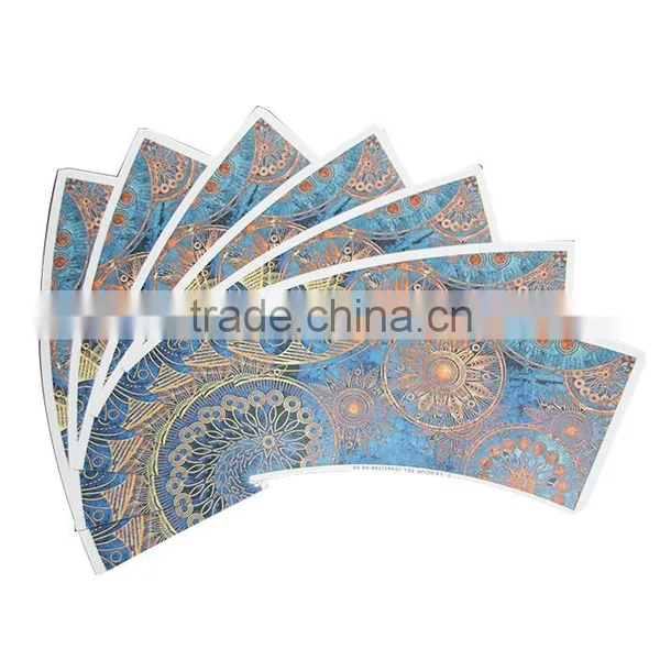Hangzhou LvYang/GoBest Food Grade Flexo/offset Printing Paper Cup Fan With Customized Design photo-3