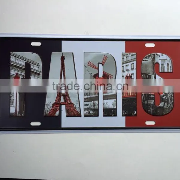 Hot Remote Car Customized Aluminum License Plate
