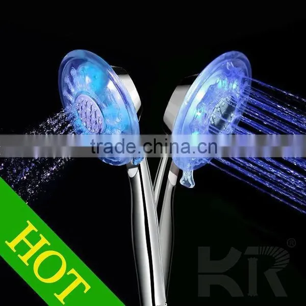 Chrome ABS Change Color LED Shower Head photo-2