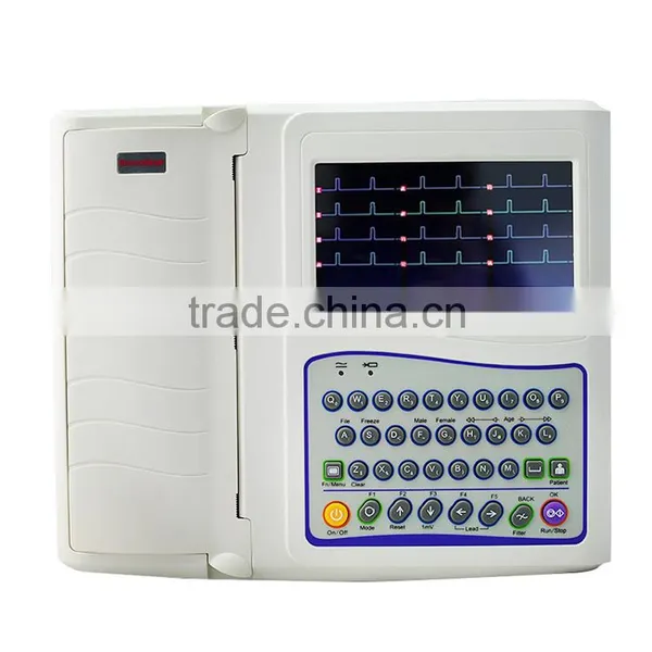 Hospital and Clinic Used Standard 12 Leads Portable Ecg Machine With CE,FDA Marked photo-2