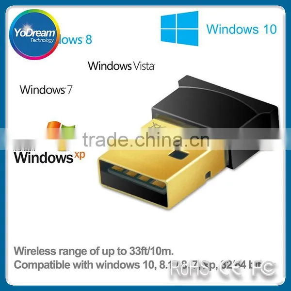Dual Mode Wireless Dongle Free Driver Vention MINI CSR 4.0 Bluetooth USB Dongle Adapter For PC Laptop photo-3