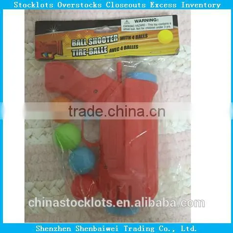 Liquidation Stock Leftover Lots Yiwu Stocklots Toy Ball Shooter Gun Surplus Inventory for Sale photo-3