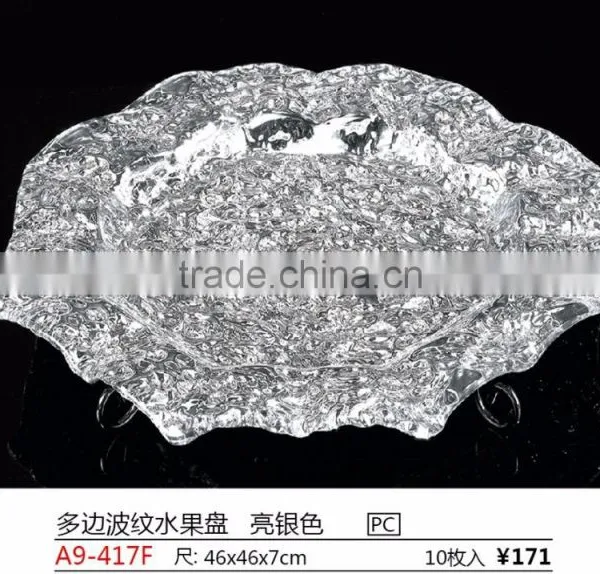 Disirable Plastic Wavy- Edge Fruit Plate photo-4