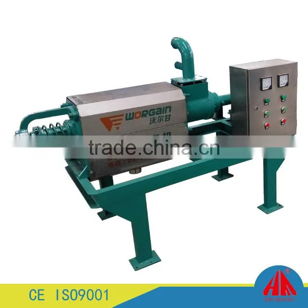 China Dairy Cow Solid Liquid Manure Separator /Screw Press Cow Dung Dewatering Machine /Cow Dung photo-2