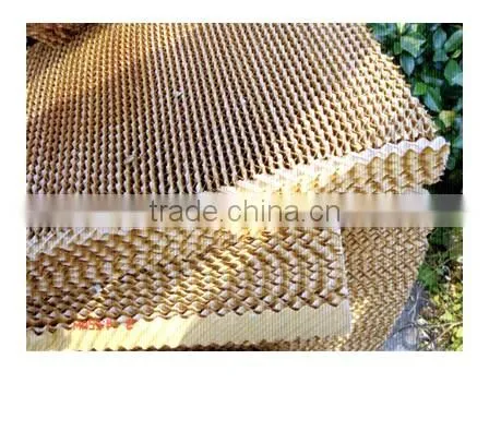 Honey Comb Aluminium Frame Evaporative Kraft Paper Cooling Pad photo-4
