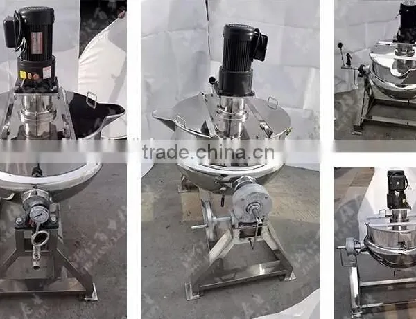 New Style Tilting Jacketed Cooking Porridge Machine,High Quality Porridge Steam Jacket Kettle photo-6