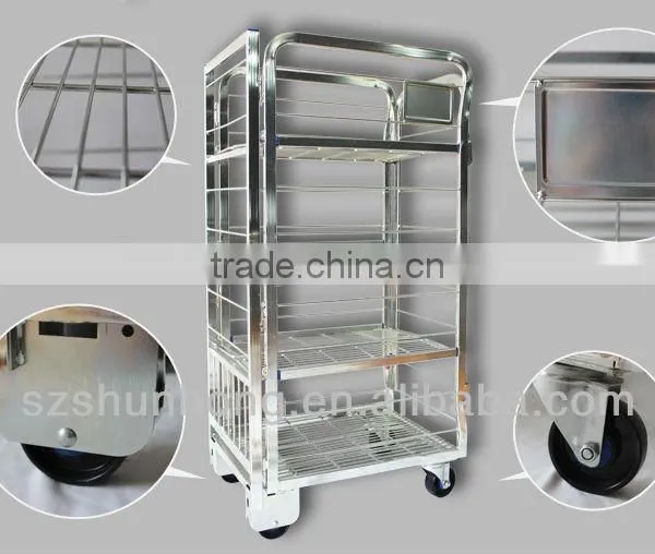 New Arrival Zinc Plated Milk Trolley photo-2