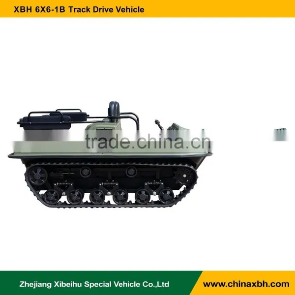 XBH 6X6-1B-2 Amusement Tiny Tank Track Drive Vehicle Entertainment Electronic Simulation Tank ATV photo-4