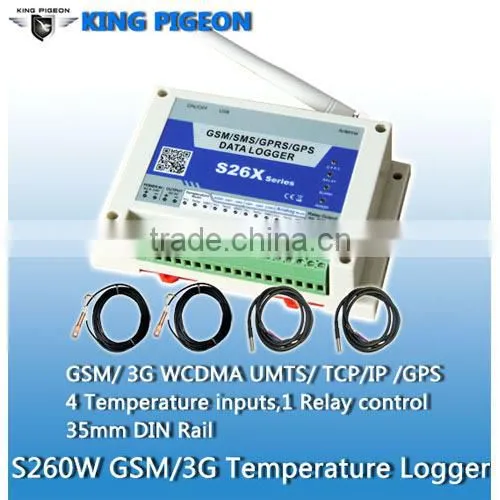 GSM GPRS Temperature Data Logger for Incubator Refrigerator Car Food Storehouses Incubator Monitoring S260