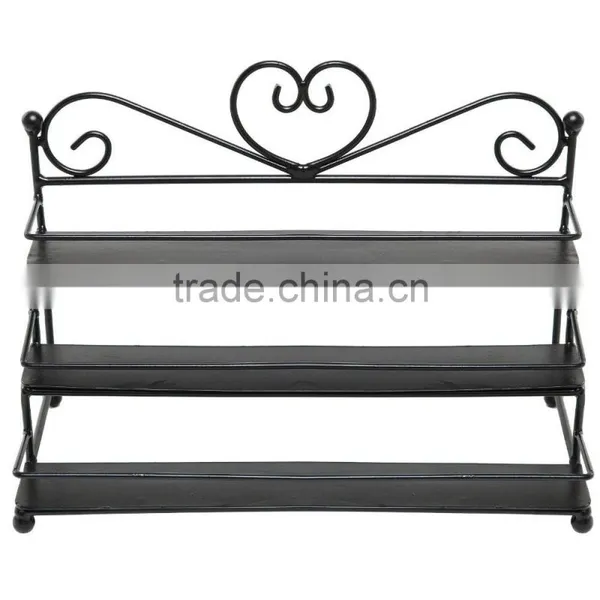 Queen Design Metal 3-tire Nail Polish Display Rack photo-2
