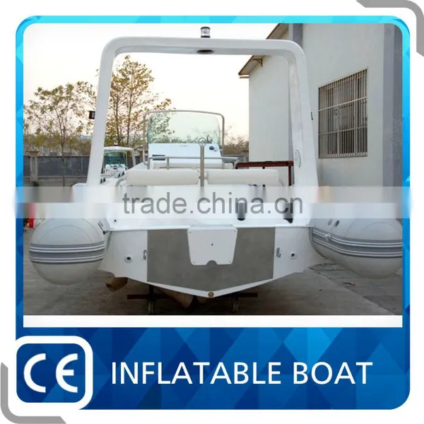 China Manufacturer Rigid Hull RIB680 Hypalon Inflatable Boat photo-6