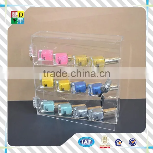 Customized Acrylic Make up Cosmetic Display Drawer / Acrylic Cosmetic Display Storage Drawer Box From Shenzhen Yidong photo-3