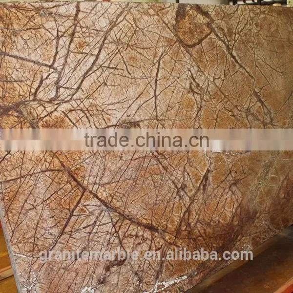 High Quality Cafe Forest Marble For Bathroom/Flooring/Wall Etc & Best Marble Price photo-2