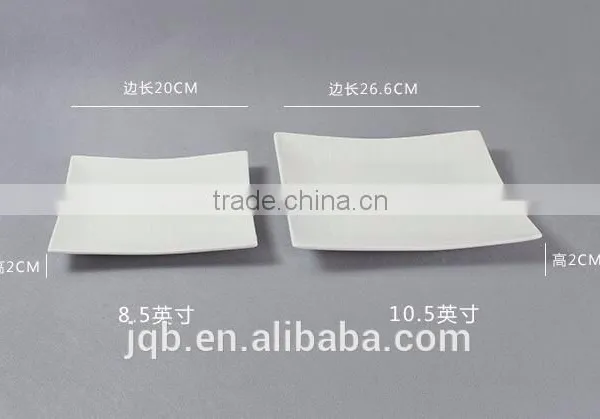 High Quality Ceramic White Dining Plate Sets photo-4