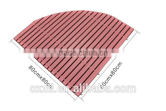 2016 Hot Selling Natural Colar Wooden Bath Mat photo-3