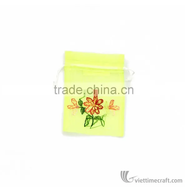 Embroidery Silk Coin Bag, Handmade in Vietnam, Many Unique Pattern photo-4