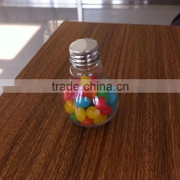 Mini Plastic PET Candy Jar And Container Light Bulb photo-5