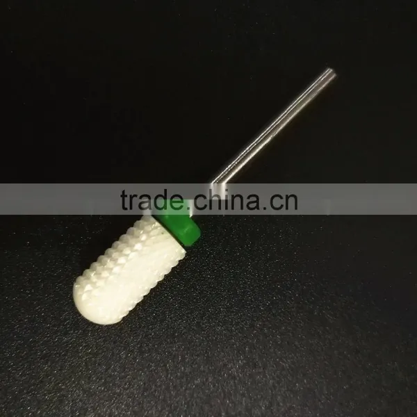 Large Barrel Ceramic Nail Drill Bits for Gel Removal Polishing Tool photo-3