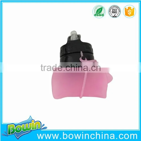 2016 New Products Eco-friendly Silicone Foldable Bottle as Seen on tv photo-2
