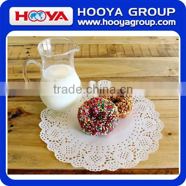 24PCS Dia. 32cm White Round Disposable Lace Paper Doilies Cake Placemats Crafting Coaster of Tableware Decoration photo-6