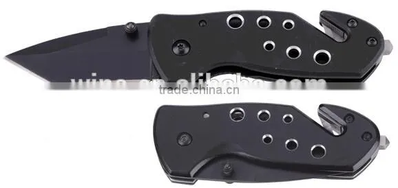 Safety Stainless Steel Tactical Folding Knife, Survival Knife, Camping Knife photo-4