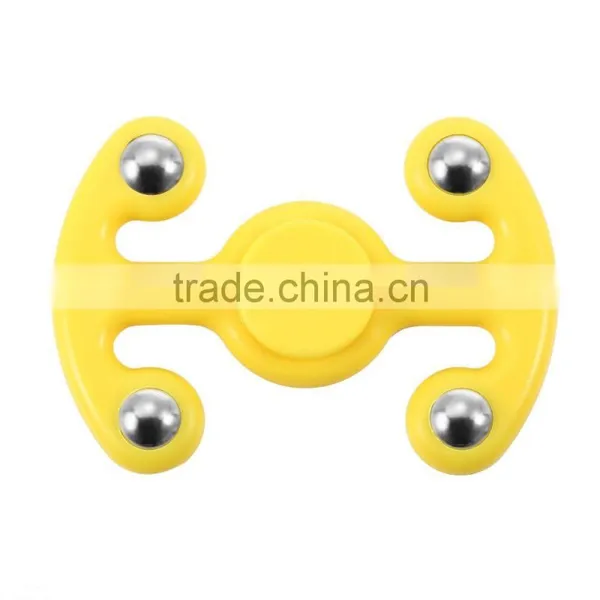 Fidget Hand Spinner Finger Toy Stress Reliever Killing Time Adults/Kids Yellow photo-2