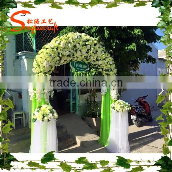 Cheap Fake Flowers Silk Flower Artificial Flowers Wall Backdrop photo-3