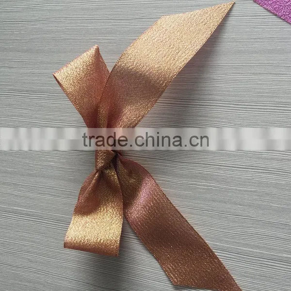 Teacher's Day Decorations Gift Glitter Metallic Ribbon as Bow, Fancy and Sparkly Colorful photo-4