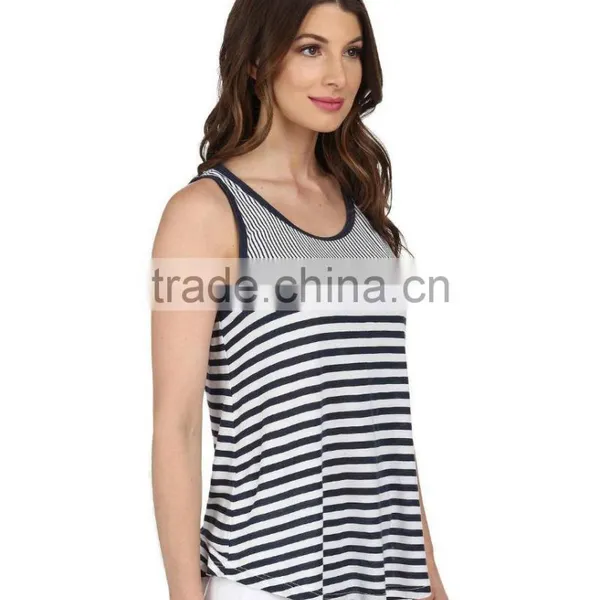 Guangzhou Garment Sublimation Custom Stringer Tank Top Wholesale Plain Loose Tank Top for Women in Bulk photo-5