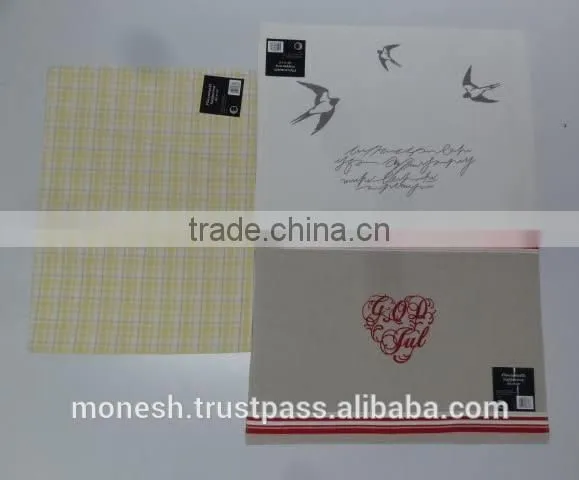 Table Placement Mat Sets With Napkins Stocklots photo-4