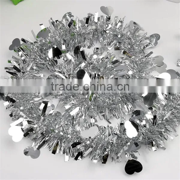 Cheap Colorful Christmas Tinsel Garland Tree Decorations Wedding Decorative Garland photo-5