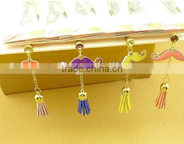 Sexy Mustache Phone Plugs Japan Popular Cellphone Dustplug Wholesale photo-2
