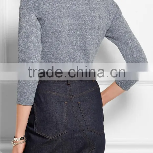 Women Cotton 3/4 Sleeve t Shirt Wholesale photo-3