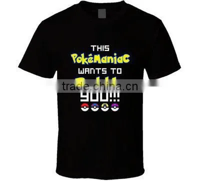 Wholesale Pokemon Go Fashion New Design T Shirt Pikachu Shirt photo-4