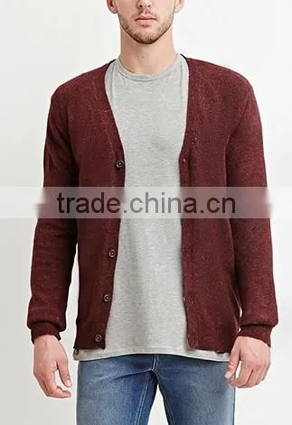 China Button Cardigan Three Colors Mens Cashmere Sweater With High Quality photo-4