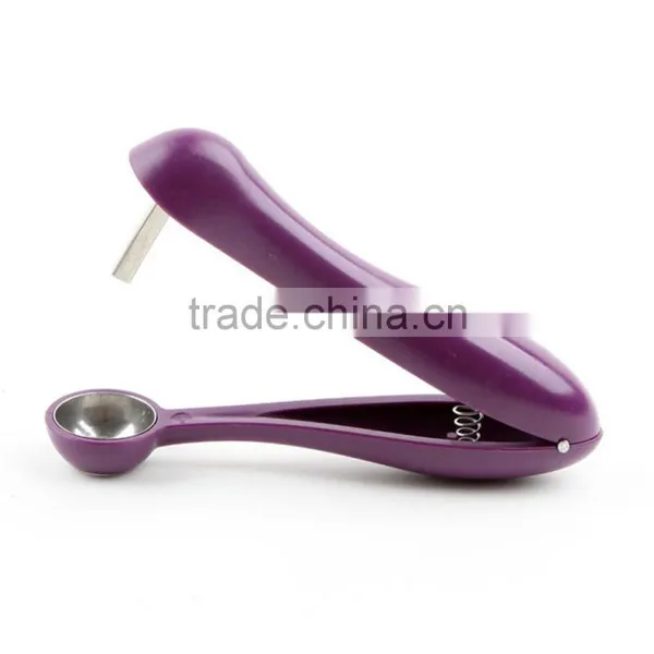 Novelty Super Cherry Pitter Nuclear Device Cherries Seed Implement Cherry Corer Fruit Vegetable Kitchen Tools KC1377 photo-4