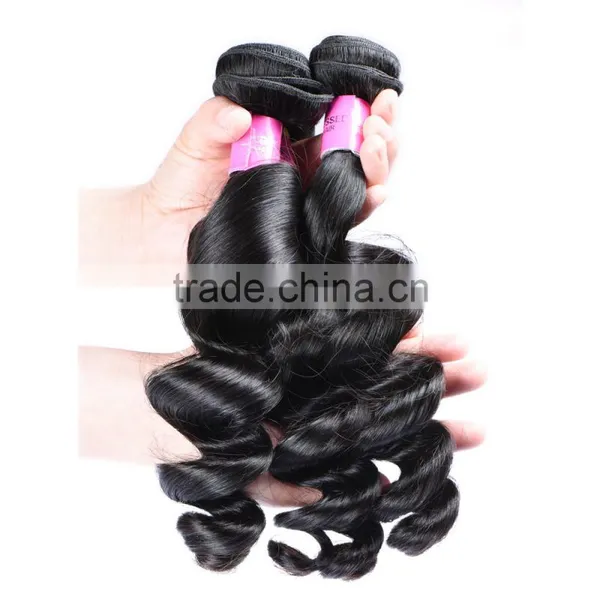 Buy Human Hair Online Indian Loose Wave Hair Pieces 100% Virgin Unprocessed Raw Indian Temple Hair photo-4