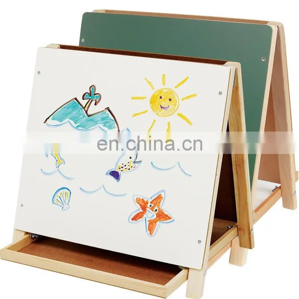 Wholesale Art Kids Cute Mini Easel Stand Magnetic Drawing Board photo-4