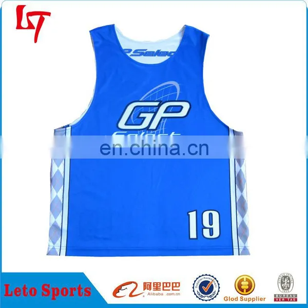 Wholesale Custom Youth Lacrosse Reversible Jerseys/Lacrosse Mesh Wholesalers photo-4