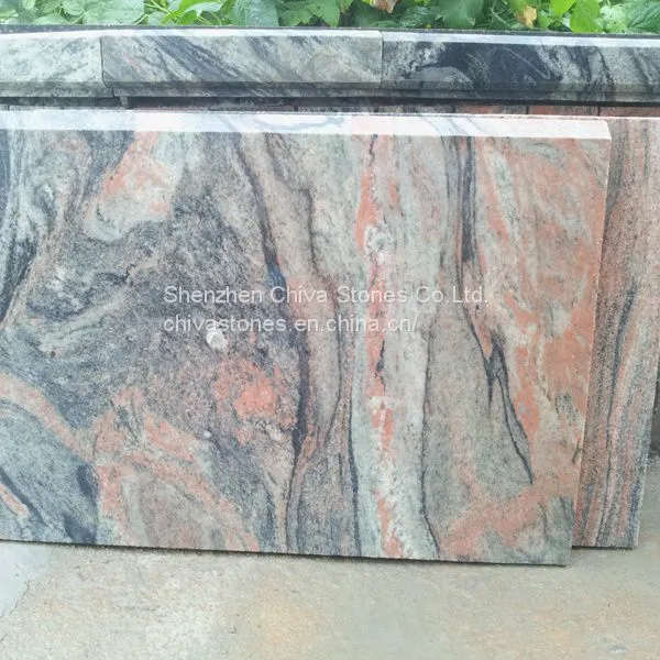 Cheap Granite China Multicolor Juparana Red Granite Rustic Floor Tiles Wall Cladding Wall Tiles Wall Facade Floor Tiles photo-3