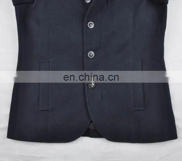 2015 Lastest Fashion Mens Double Brest Handsome Thick Wool Garment photo-5