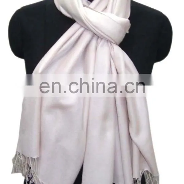 New Style Silk Pashmina Wool Shawls, Stoles, Pashmina Shawls photo-2