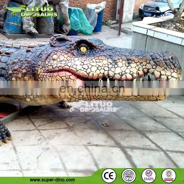 Animatronic Crocodile Moving Animals in Jungle Park photo-6