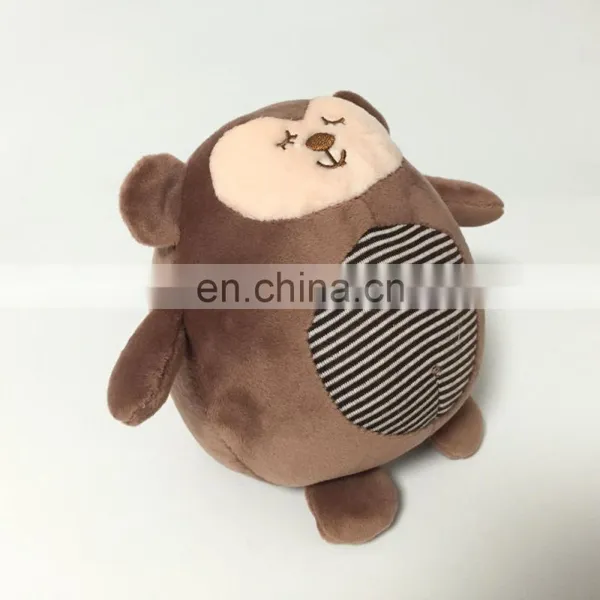 Brown Money Stuffed Foam Beads Plush Keychain With Sucker photo-2