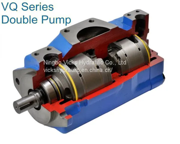 4535VQ Double Hydraulic Rotary Vane Pump From Ningbo Vicks