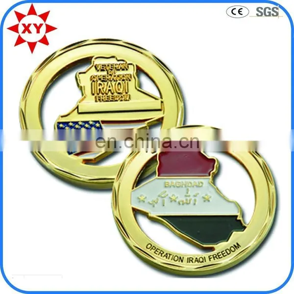 Metal Craft Gold Eagle Coins Euro With Magnet photo-2
