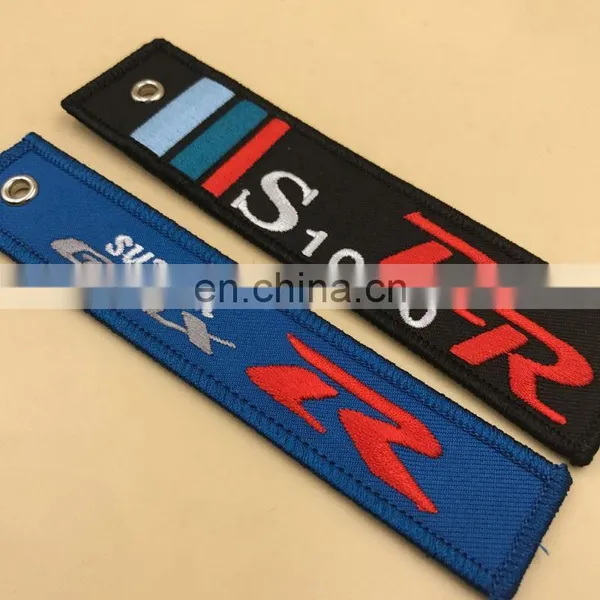 Custom LOGO Design Oblong Metal Name Sublimation Blank Keychain/keyring photo-2